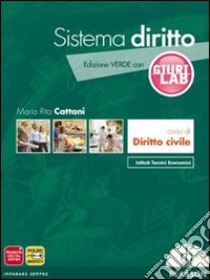 Sistema Diritto Ed.verde Con Giurilab libro di CATTANI