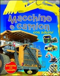 Macchine e camion con adesivi libro