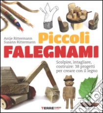 Piccoli falegnami. Scolpire, intagliare, costruire: 38 progetti per creare con il legno libro di Rittermann Antje; Rittermann Susann