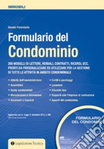 Formulario del condominio. Con CD-ROM libro di Palombella Donato