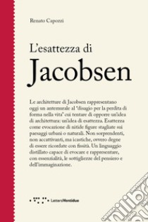 L'esattezza di Jacobsen libro di Capozzi Renato