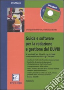 Guida e software per la redazione e gestione del DUVRI. Con CD-ROM libro di Semeraro Giuseppe; Botte Francesco