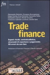 Trade finance libro di Comba Diego; Falbo Francesca