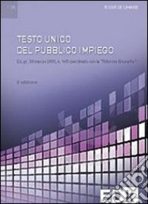 Testo unico del pubblico impiego libro