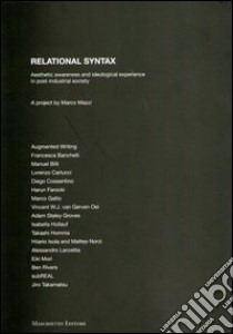 Relational syntax libro di Mazzi Marco