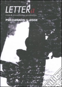 LETTERa. Rivista di clinica e cultura psicoanalitica (2) libro