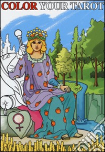 Color your tarot. Ediz. multilingue libro di Moore Barbara