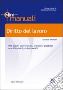 Diritto del lavoro libro di Belluccio Dario