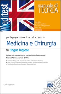 EdiTest 1-2. Manuale medicina e chirurgia. Ediz. inglese libro