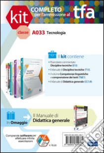 TFA. Classe A033 per prove scritte e orali. Manuali di teoria ed esercizi di tecnologia. Kit completo. Con software di simulazione libro