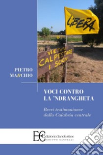 Voci contro la 'Ndrangheta. Brevi testimonianze dalla Calabria centrale libro di Marchio Pietro