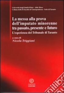 La messa alla prova dell'imputato minorenne tra passato, presente e futuro. L'esperienza del Tribunale di Taranto libro di Triggiani N. (cur.)