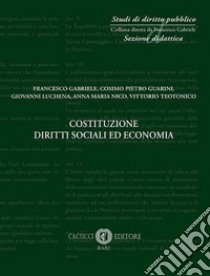 Costituzione diritti sociali ed economia. Nuova ediz. libro di Gabriele Francesco; Guarini Cosimo Pietro; Luchena Giovanni