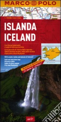 Islanda 1:750.000 libro