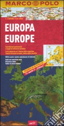 Europa-Europe. 1:2.500.000. Ediz. multilingue libro