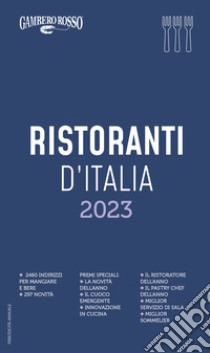 Ristoranti d'Italia del Gambero Rosso 2023 libro