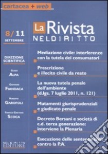 La rivista di Neldiritto (2011) (8) libro