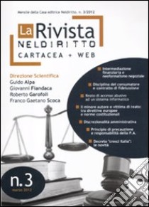 La rivista di Neldiritto (2012) (3) libro