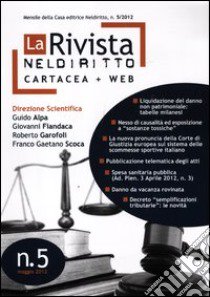 La rivista di Neldiritto (2012) (5) libro