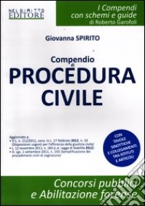 Compendio di procedura civile libro di Spirito Giovanna