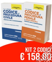 Kit Codici Esame Avvocato 2021: Codice civile. Annotato con la giurisprudenza-Codice di procedura penale e leggi speciali. Annotato con la giurisprudenza libro di Garofoli Roberto; Iannone Maria