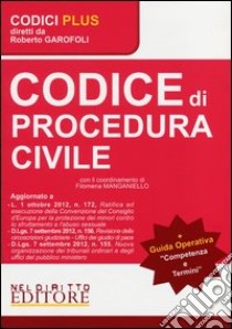 Codice di procedura civile-Competenza e termini libro