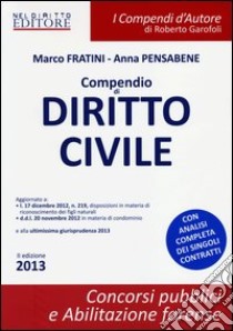 Compendio di diritto civile libro di Fratini Marco - Pensabene Anna