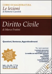 Diritto civile (4) libro di Fratini Marco