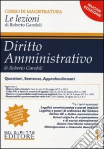 Diritto amministrativo (1) libro di Garofoli Roberto