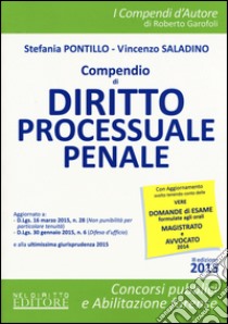 Compendio di diritto processuale penale libro di Saladino Vincenzo; Pontillo Stefania