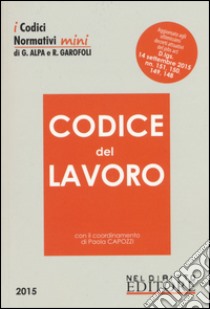 Codice del lavoro libro