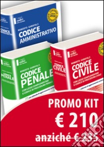 Kit Diritto civile-Diritto penale-Diritto amministrativo 2016 libro di Garofoli Roberto