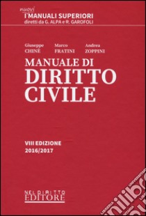 Manuale di diritto civile libro di Chiné Giuseppe; Fratini Marco; Zoppini Andrea