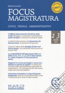 Focus magistratura. Concorso magistratura 2017: Civile; penale; amministrativo. Vol. 2 libro di Garofoli Roberto