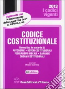 Codice costituzionale libro