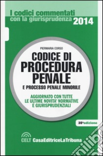 Codice di procedura penale e processo penale minorile libro