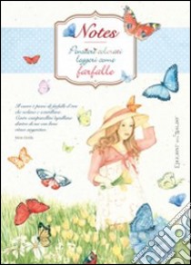 Pensieri colorati leggeri come farfalle. Notes libro