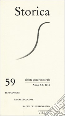 Storica (2014). Vol. 59 libro