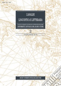 L'analisi linguistica e letteraria (2015). Vol. 2 libro