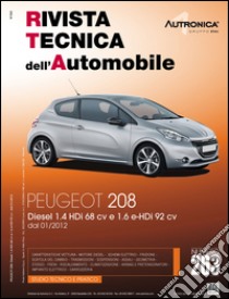 Peugeot 208. Diesel 1.4 HDI 68CV e 1.6 E-HDI 92 CV libro