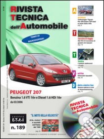 Peugeot 207 1.6 16V benzina e 1.6 HDI libro