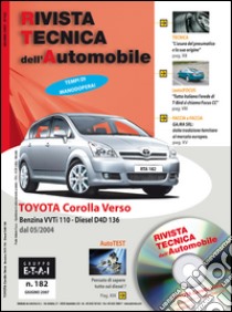 Toyota Corolla Verso Benzina VVTi 110 cv e Diesel D4D libro