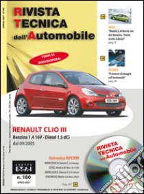 Renault Clio III 1.4 16v benzina e 1.5 dCi libro