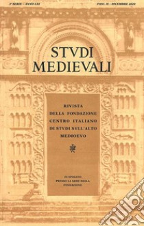 Studi medievali (2020). Vol. 2 libro