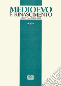 Medioevo e Rinascimento. Nuova serie (34) (2020). Vol. 31 libro