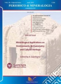 Periodico di mineralogia. Ediz. inglese (2013). Vol. 82/1 libro di Gianfagna Antonio