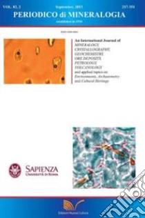 Periodico di mineralogia. Ediz. inglese (2013). Vol. 82/2 libro di Gianfagna Antonio