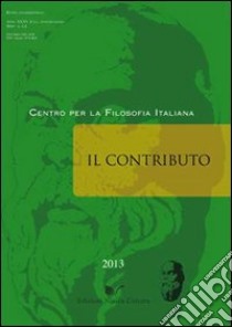 Il contributo (2013) vol. 1-2 libro di Serra Teresa