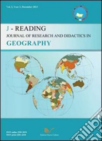 J-Reading. Journal of research and didactics in geography (2013). Vol. 2 libro di De Vecchis G. (cur.)