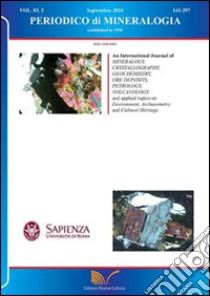 Periodico di mineralogia. Ediz. inglese (2014). Vol. 83 libro di Gianfagna Antonio